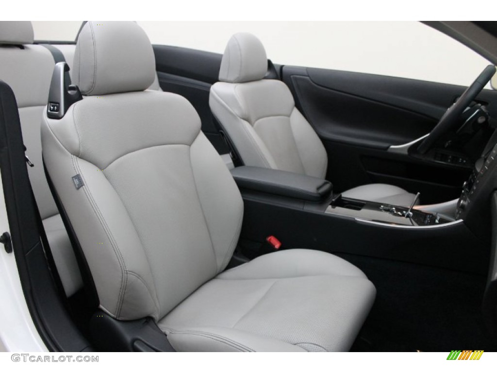 Light Gray Interior 2012 Lexus IS 250 C Convertible Photo #77839572