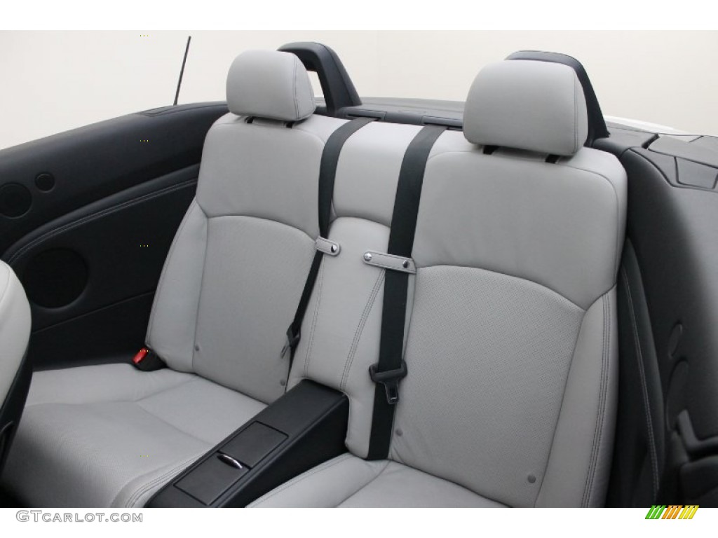 2012 Lexus IS 250 C Convertible Rear Seat Photo #77839590