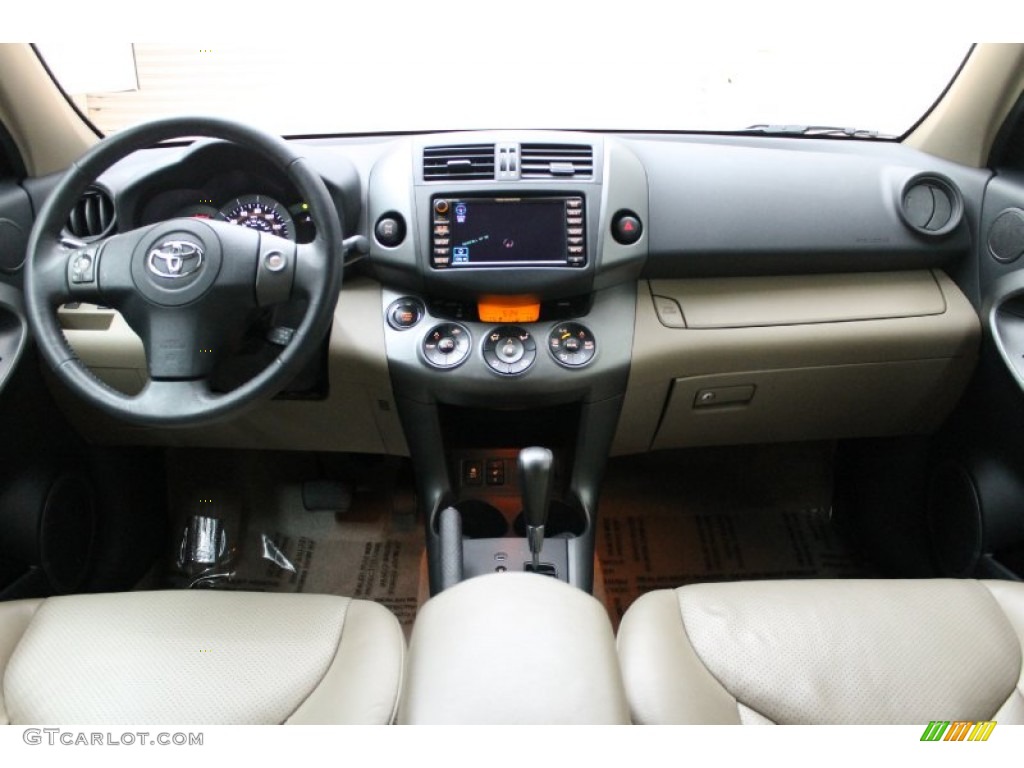 2011 Toyota RAV4 V6 Limited 4WD Sand Beige Dashboard Photo #77840061