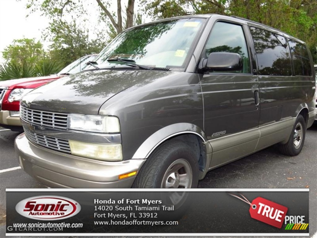 2001 Astro Passenger Van - Medium Chacoal Gray Metallic / Pewter photo #1