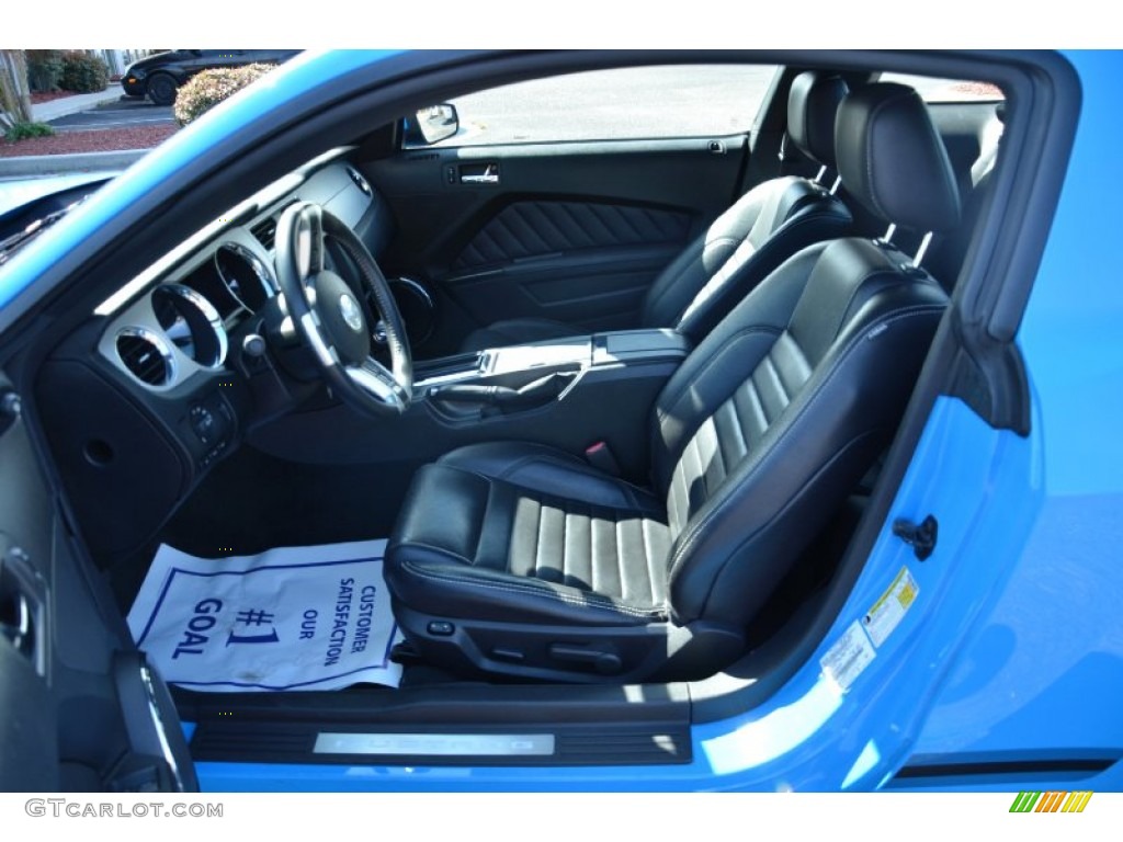 Charcoal Black Interior 2012 Ford Mustang V6 Premium Coupe Photo #77841522