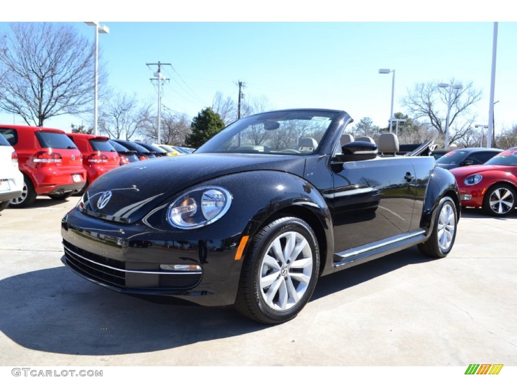 Black 2013 Volkswagen Beetle TDI Convertible Exterior Photo #77841666