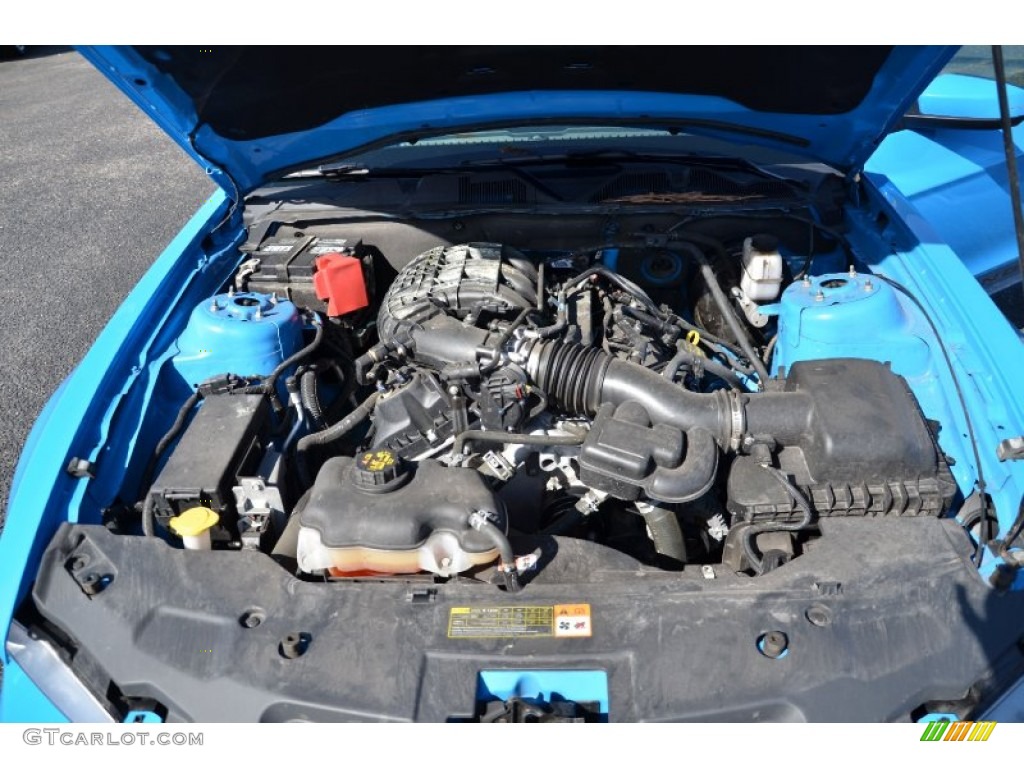 2012 Ford Mustang V6 Premium Coupe 3.7 Liter DOHC 24-Valve Ti-VCT V6 Engine Photo #77841858