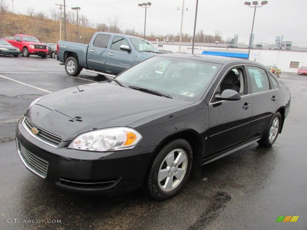 Black 2009 Chevrolet Impala LT Exterior Photo #77842350