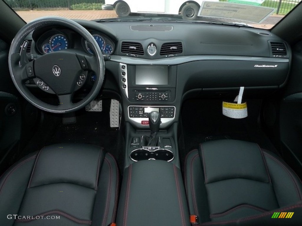 2012 Maserati GranTurismo S Automatic Nero Dashboard Photo #77842359