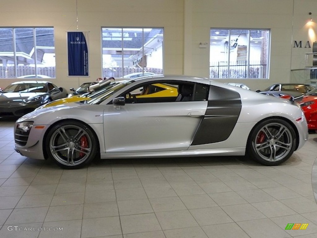 Ice Silver Metallic 2012 Audi R8 GT Exterior Photo #77842587