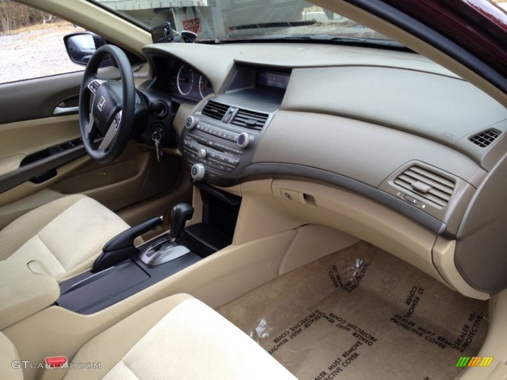 2008 Honda Accord LX-P Sedan Ivory Dashboard Photo #77843501