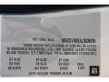 2009 Cadillac DTS Standard DTS Model Info Tag