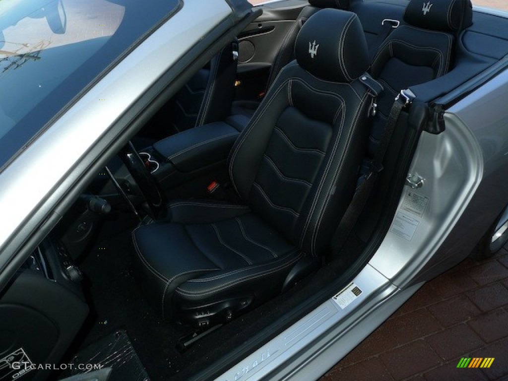 Nero Interior 2012 Maserati GranTurismo Convertible GranCabrio Sport Photo #77844001
