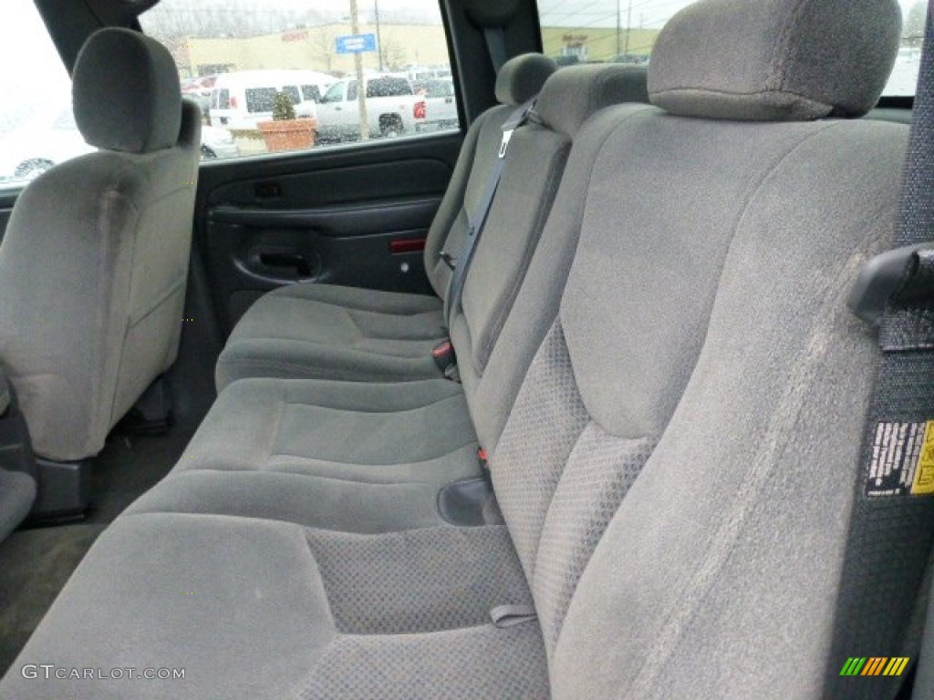 Dark Charcoal Interior 2005 Chevrolet Silverado 1500 LT Crew Cab 4x4 Photo #77844639