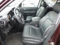 2009 Honda Pilot Black Interior Front Seat Photo