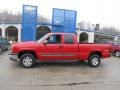 2004 Victory Red Chevrolet Silverado 1500 LT Extended Cab 4x4  photo #2