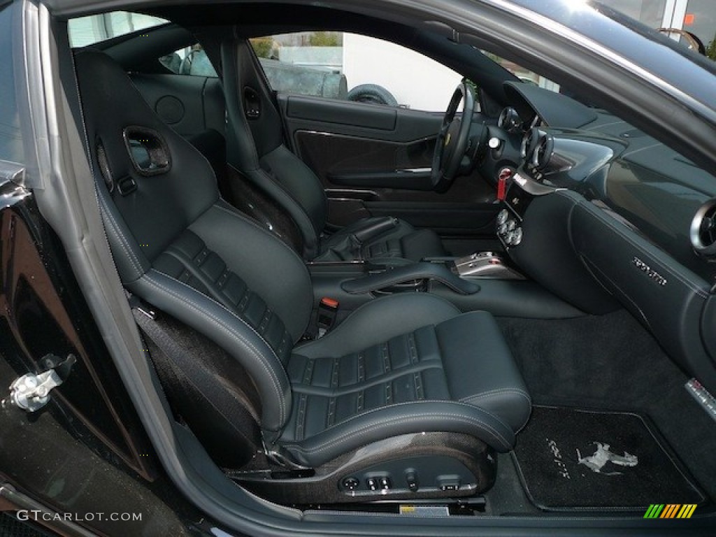 Black Interior 2009 Ferrari 599 GTB Fiorano HGTE Photo #77846400