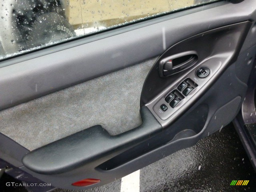 2002 Elantra GLS Sedan - Midnight Gray / Gray photo #11