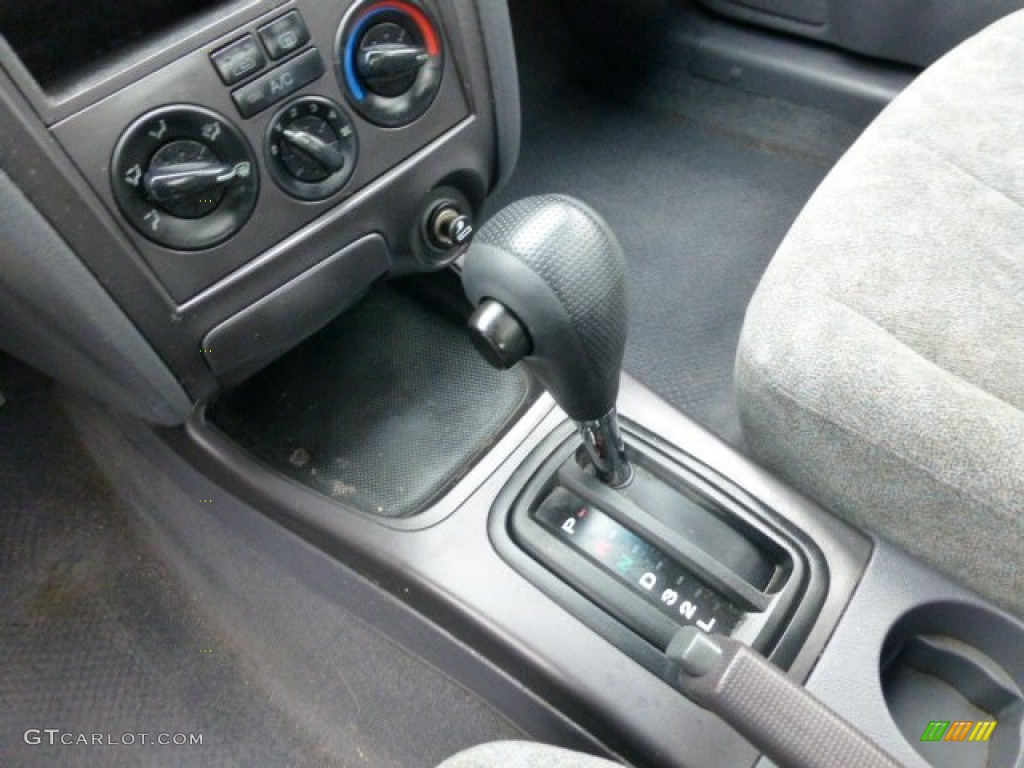 2002 Elantra GLS Sedan - Midnight Gray / Gray photo #12