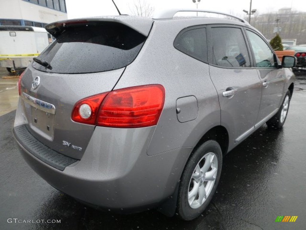 2011 Rogue SV AWD - Platinum Graphite / Black photo #3