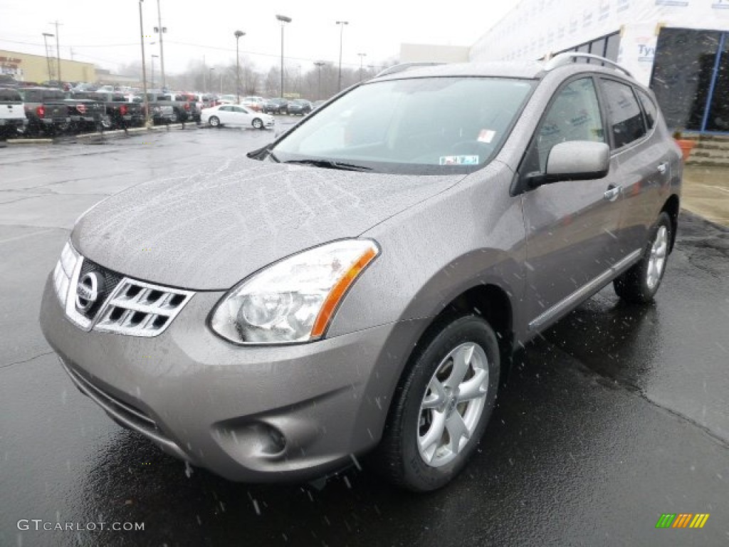 2011 Rogue SV AWD - Platinum Graphite / Black photo #7