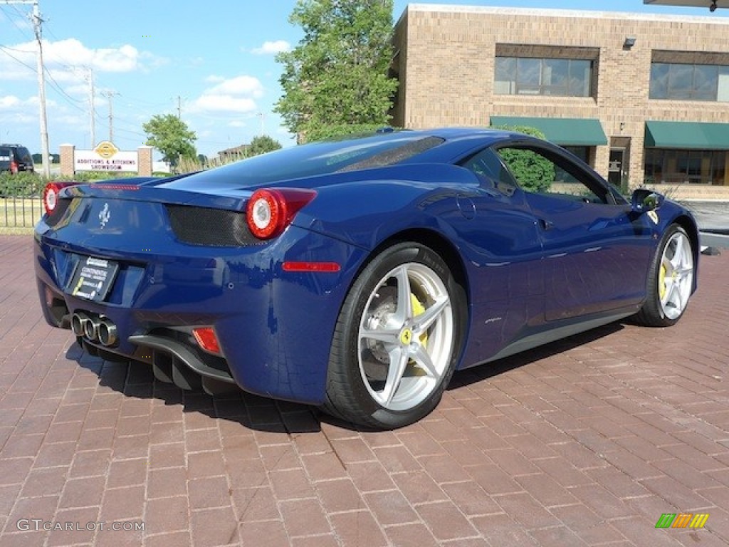 Blue Scozia (Dark Blue) 2010 Ferrari 458 Italia Exterior Photo #77848551