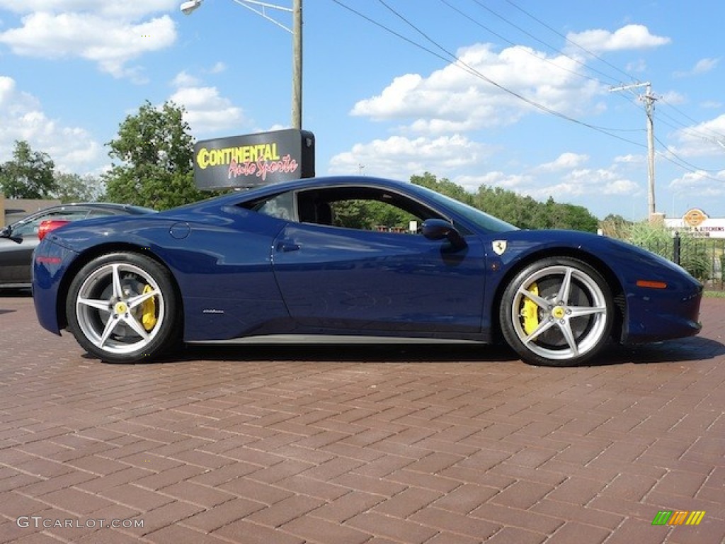 Blue Scozia (Dark Blue) 2010 Ferrari 458 Italia Exterior Photo #77848599