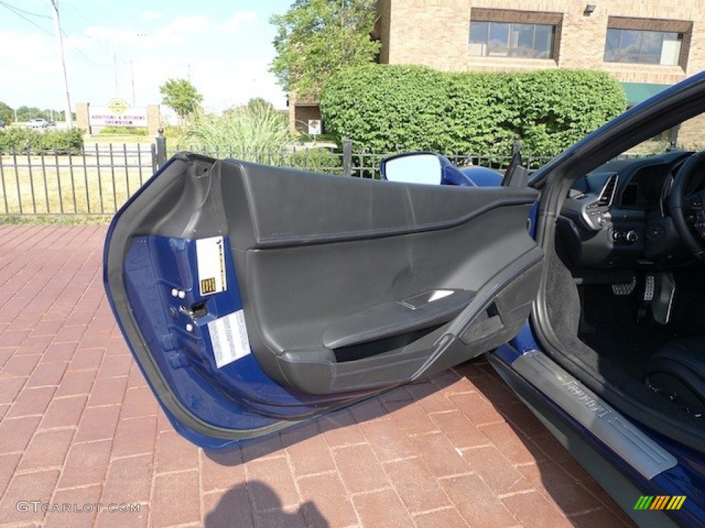 2010 Ferrari 458 Italia Nero Door Panel Photo #77848746