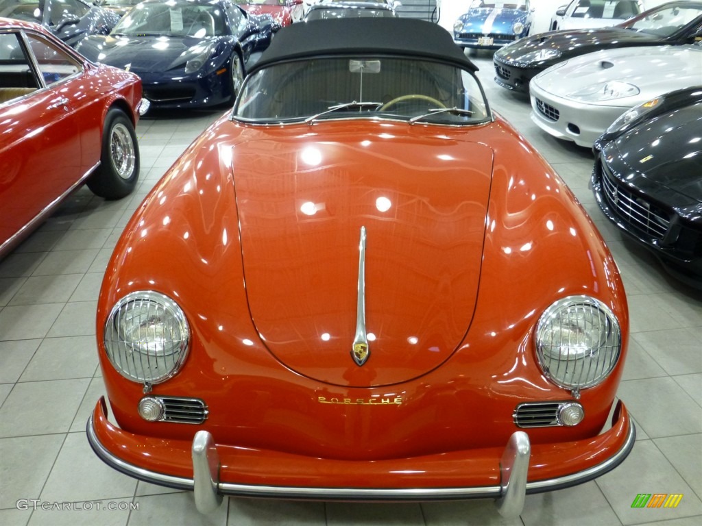 Red 1956 Porsche 356 1500 S Speedster Exterior Photo #77849136