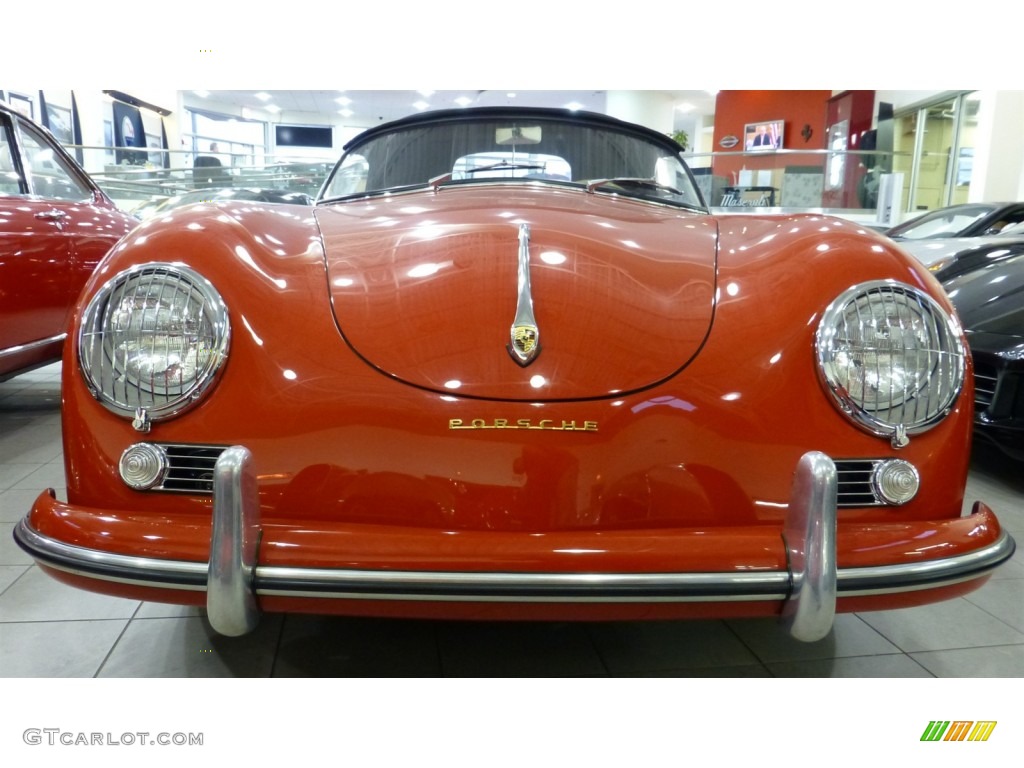 Red 1956 Porsche 356 1500 S Speedster Exterior Photo #77849169