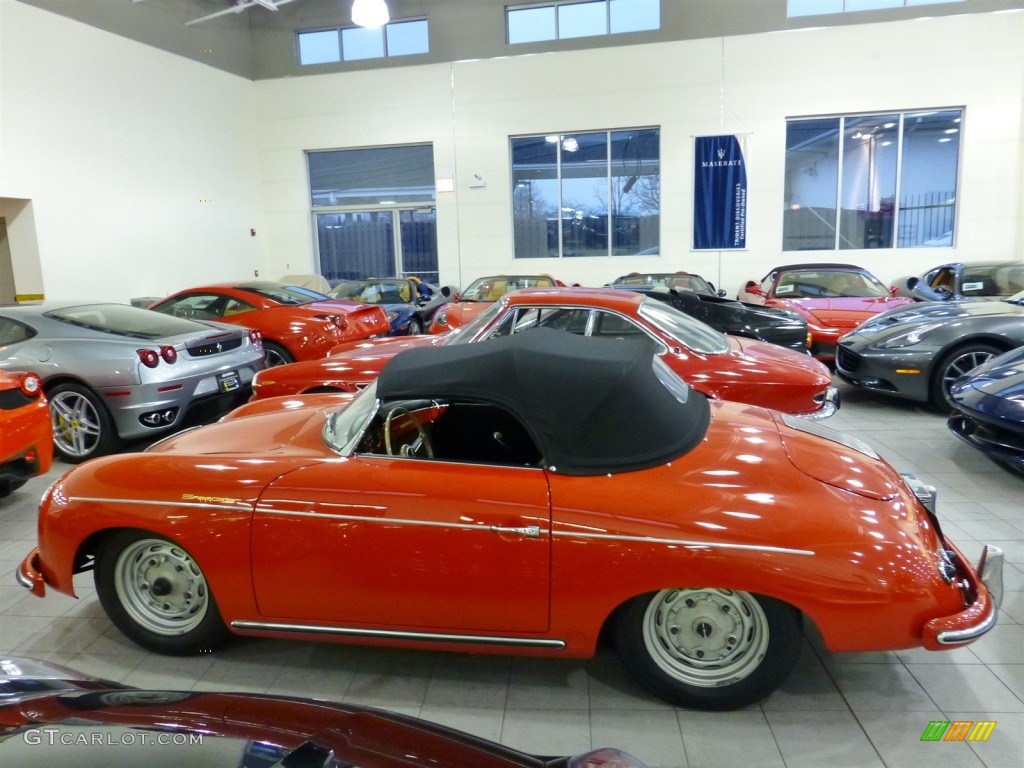 Red 1956 Porsche 356 1500 S Speedster Exterior Photo #77849196