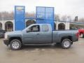 2013 Blue Granite Metallic Chevrolet Silverado 1500 Work Truck Extended Cab 4x4  photo #2