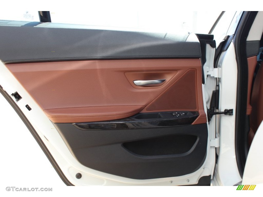 2013 6 Series 640i Gran Coupe - Mineral White Metallic / Cinnamon Brown photo #20