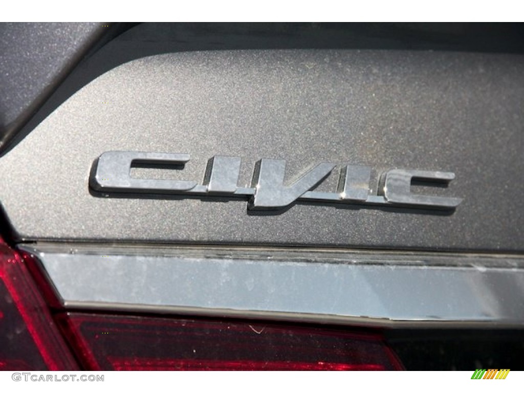 2013 Civic HF Sedan - Polished Metal Metallic / Gray photo #3