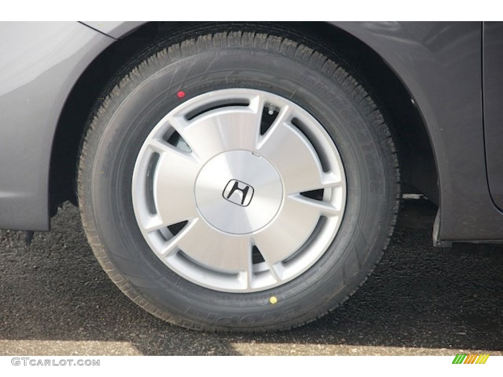 2013 Civic HF Sedan - Polished Metal Metallic / Gray photo #9