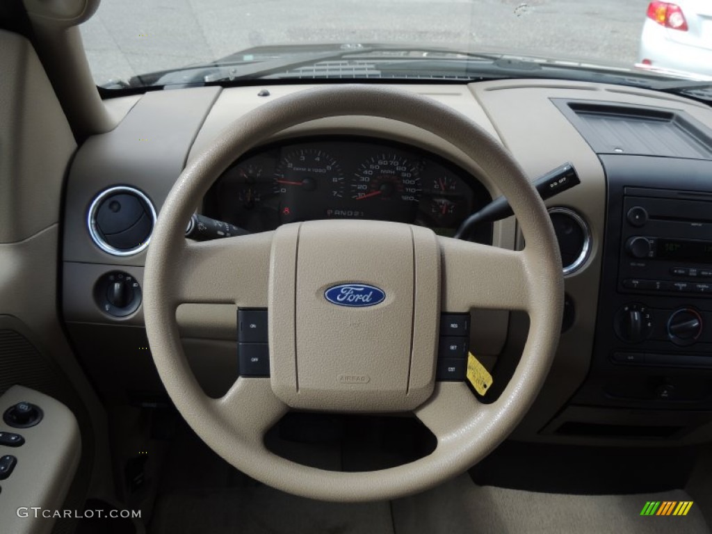 2007 F150 Lariat SuperCab 4x4 - Dark Stone Metallic / Tan photo #20