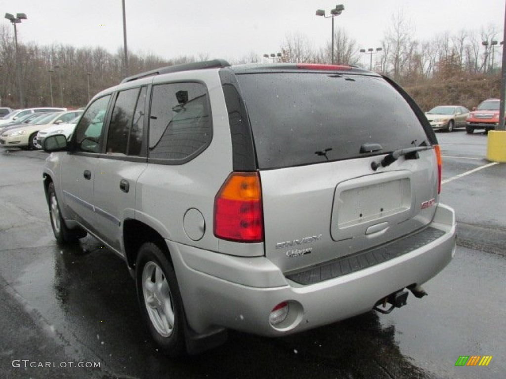 2008 Envoy SLE 4x4 - Silver Mist Metallic / Ebony photo #6