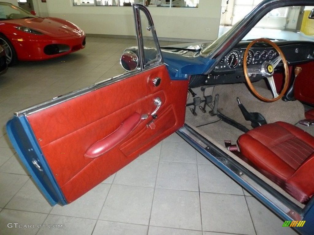 1964 ASA 1000 GT Coupe Red Door Panel Photo #77851471