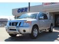 2009 Radiant Silver Nissan Titan XE Crew Cab  photo #1