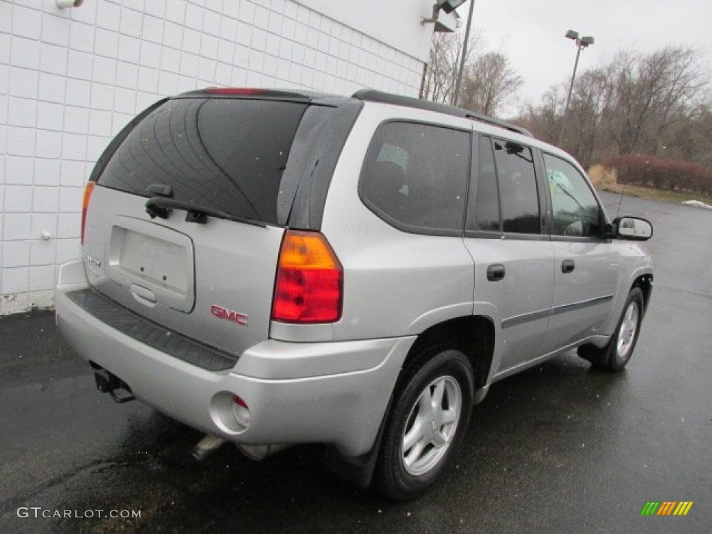 2008 Envoy SLE 4x4 - Silver Mist Metallic / Ebony photo #8