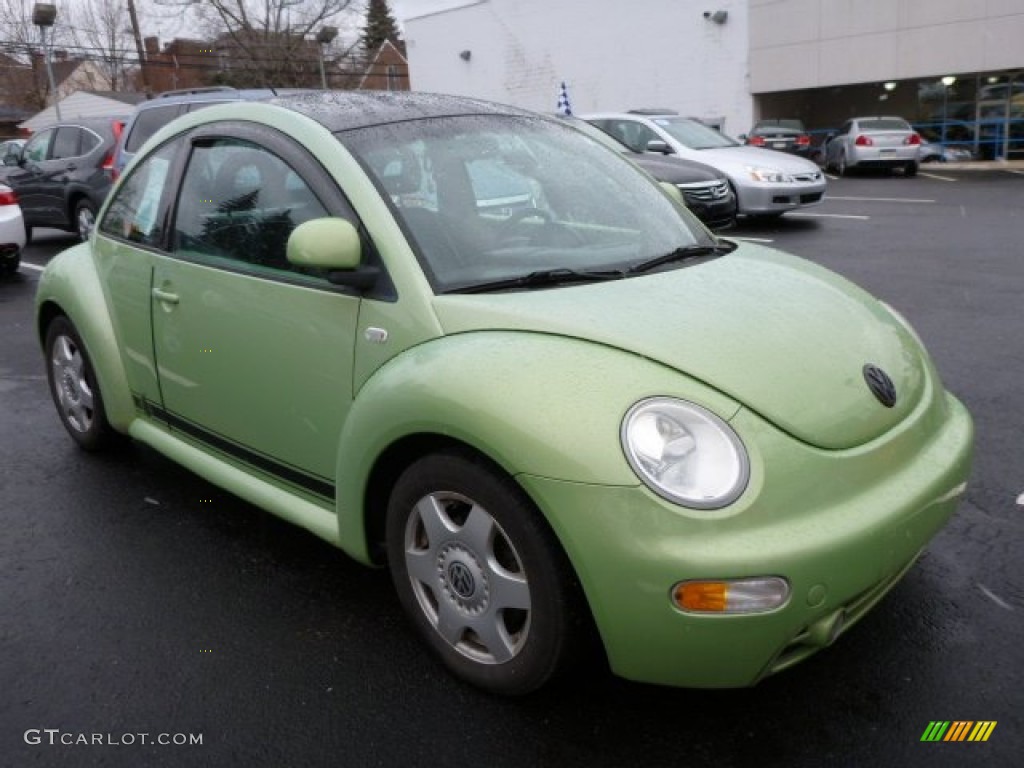 Green 2000 Volkswagen New Beetle GLX 1.8T Coupe Exterior Photo #77851908