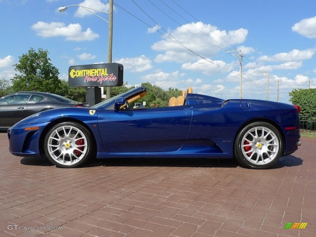 Tour de France Blue 2006 Ferrari F430 Spider F1 Exterior Photo #77852013