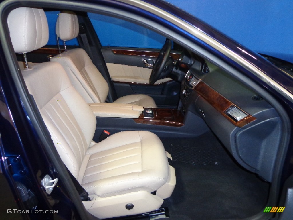 2011 E 350 BlueTEC Sedan - Capri Blue Metallic / Almond/Black photo #33