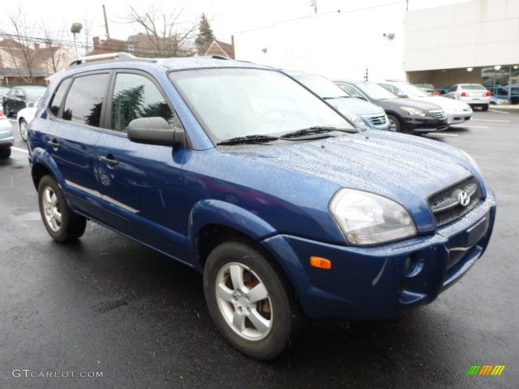 Nautical Blue Metallic 2007 Hyundai Tucson GLS Exterior Photo #77852328