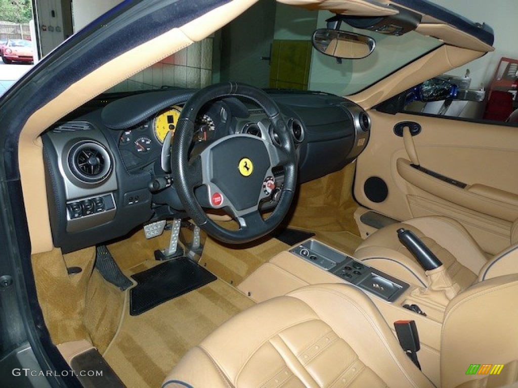 Beige Interior 2006 Ferrari F430 Spider F1 Photo #77852400