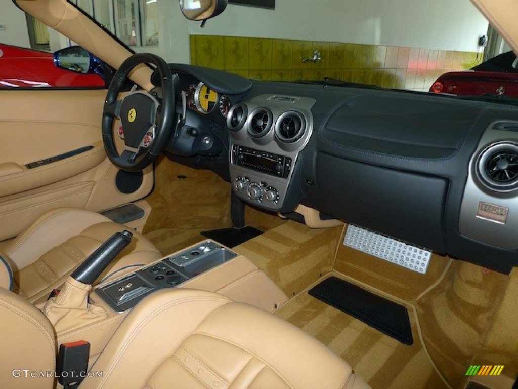 2006 Ferrari F430 Spider F1 Beige Dashboard Photo #77852746
