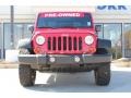 2009 Flame Red Jeep Wrangler Unlimited Rubicon 4x4  photo #7
