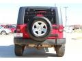 2009 Flame Red Jeep Wrangler Unlimited Rubicon 4x4  photo #8