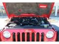 2009 Flame Red Jeep Wrangler Unlimited Rubicon 4x4  photo #9