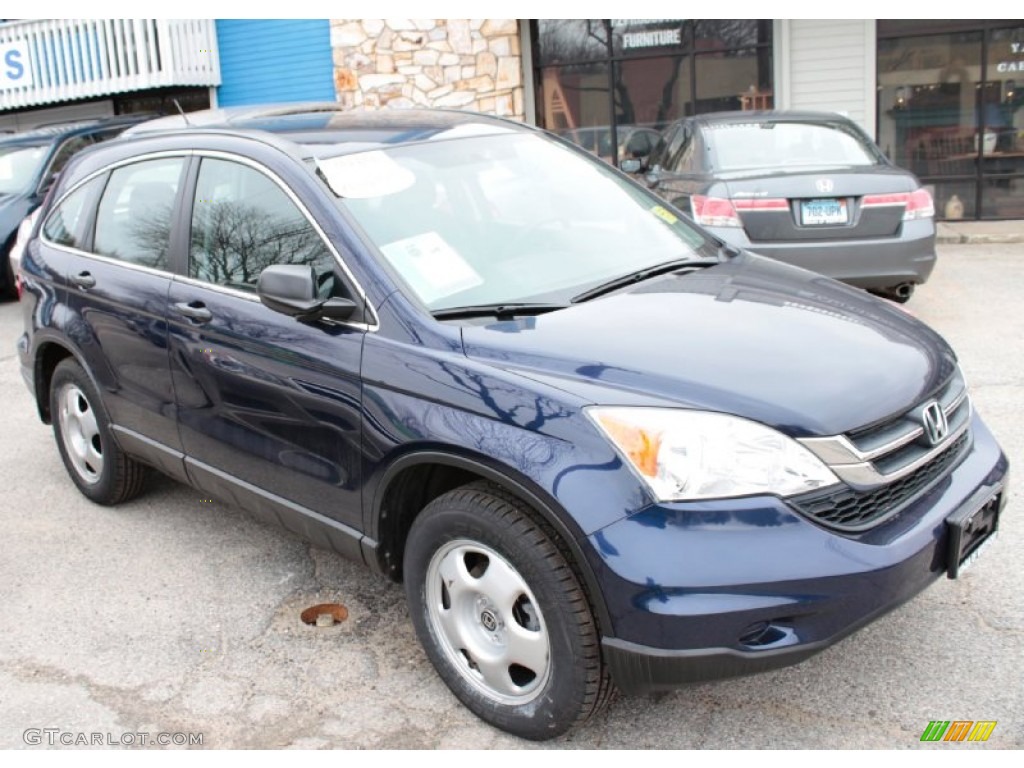 2010 CR-V LX AWD - Royal Blue Pearl / Black photo #3