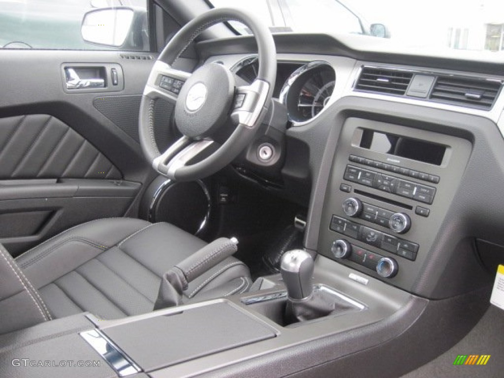 2013 Mustang GT Premium Coupe - Sterling Gray Metallic / Charcoal Black photo #4