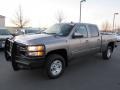 2008 Graystone Metallic Chevrolet Silverado 2500HD LTZ Crew Cab 4x4  photo #3