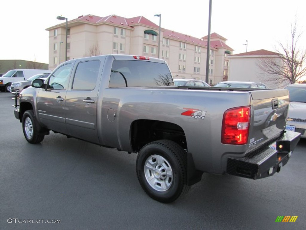 Graystone Metallic 2008 Chevrolet Silverado 2500HD LTZ Crew Cab 4x4 Exterior Photo #77854370
