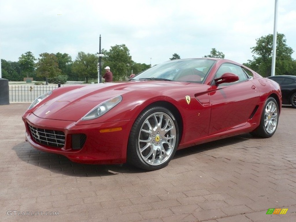 Rosso Mugello (Dark Red) 2009 Ferrari 599 GTB Fiorano Standard 599 GTB Fiorano Model Exterior Photo #77854426